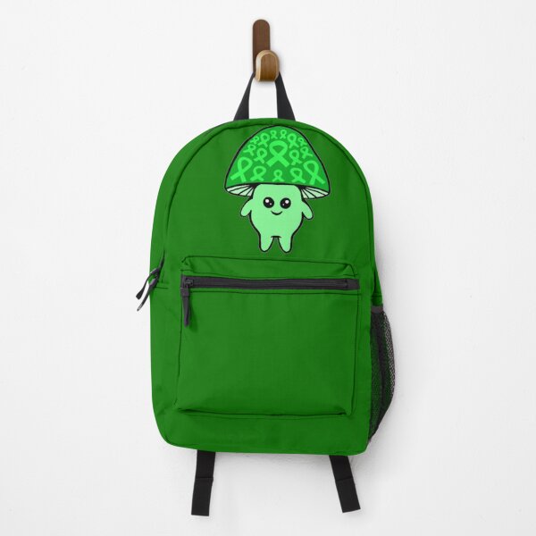 Item preview, Green Awareness Ribbon Mushroom man designed and sold by CaitlynConnor.