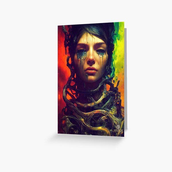 T E A R S by SAUVEUR GASPARINE Greeting Card