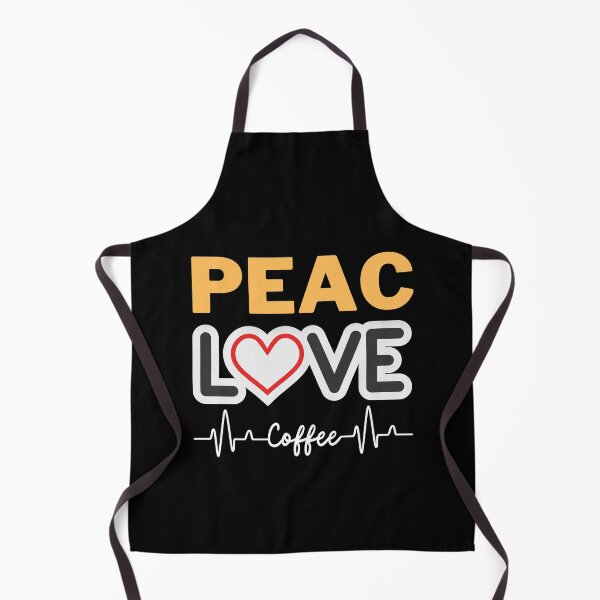 Item preview, peace love and coffee designed and sold by mahmoudfarrag.