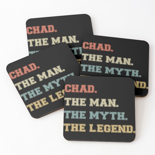 Item preview, The Name Is Chad The Man Myth And Legend Varsity Style designed and sold by SheriGreen.