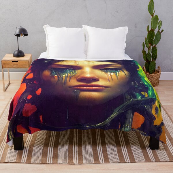 T E A R S by SAUVEUR GASPARINE Throw Blanket