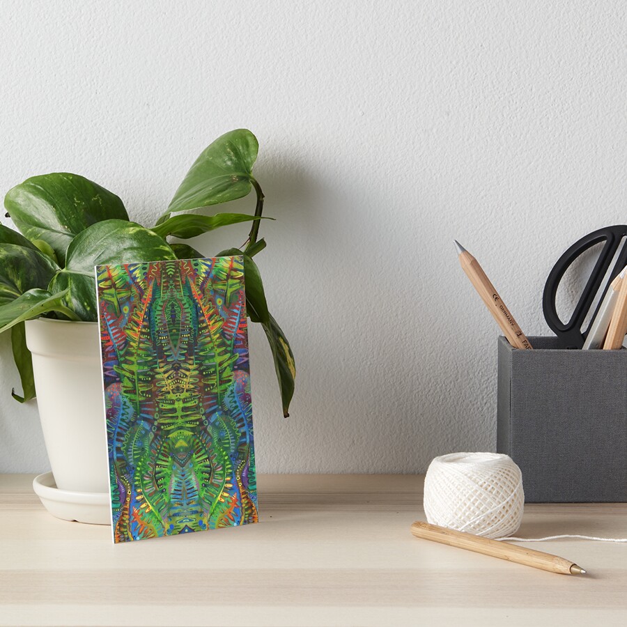 Fern Design - 2014 Art Board Print
