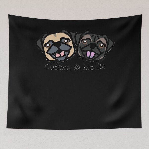Item preview, Coppers-Funny-Mollie-Pugs designed and sold by PamelaTemples.