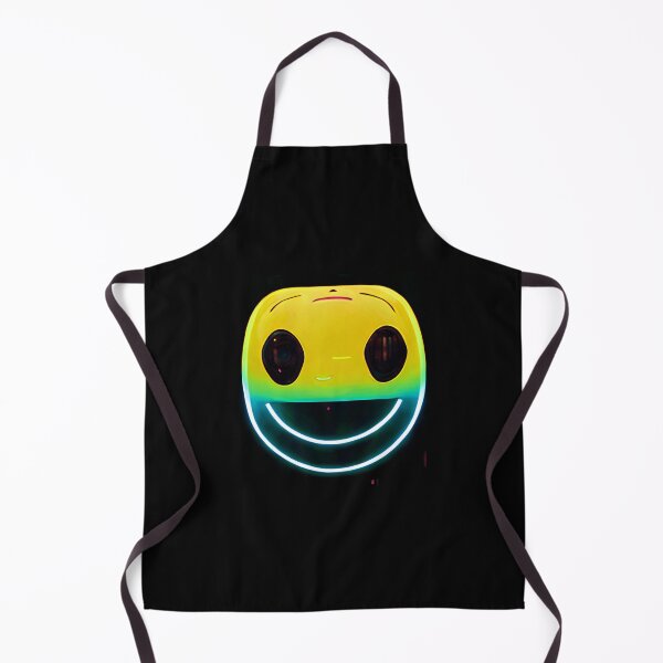 Item preview, Robotic smiley face in neon colors designed and sold by yayor.
