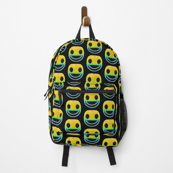Item preview, Robotic smiley face in neon colors designed and sold by yayor.