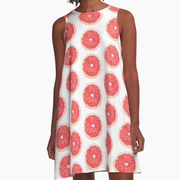 Slice of grapefruit A-Line Dress