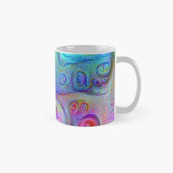 DeepDream Cyan to Magenta Classic Mug