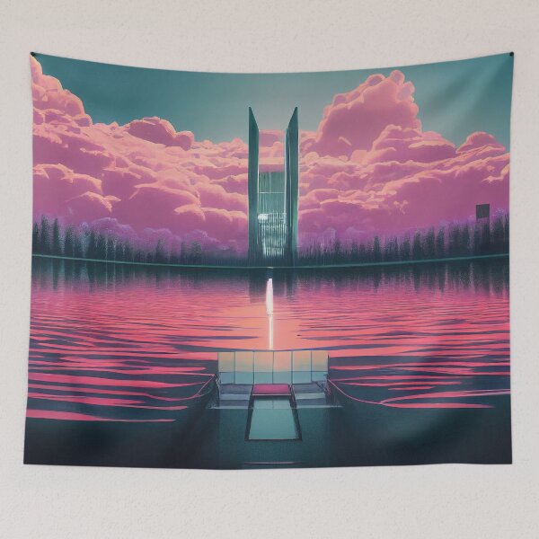 Item preview, Underwater Entrance Abstract AI Generated Art designed and sold by MeAI-Art.