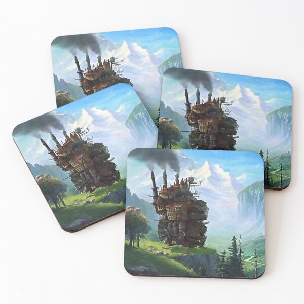 Item preview, :Aesthetics Moving Castle In Forest Poster designed and sold by bevelyblow.