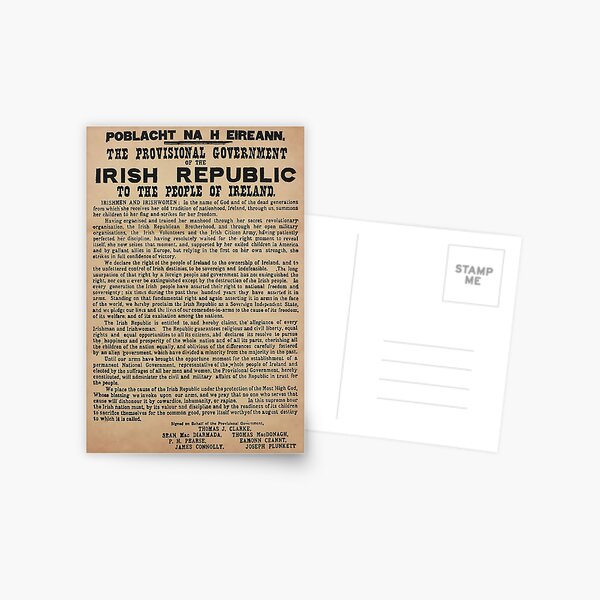 Item preview, :Irish Proclamation of Independence (High Resolution)  designed and sold by bevelyblow.