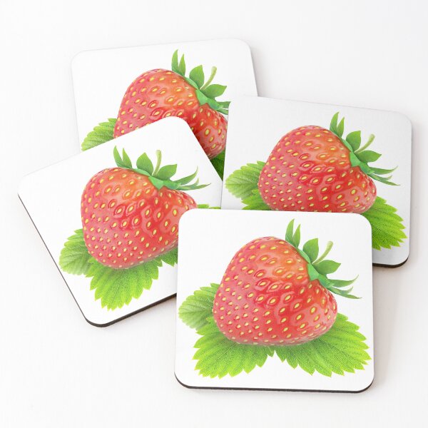 Item preview, Beautiful strawberry on a leaf designed and sold by 6hands.