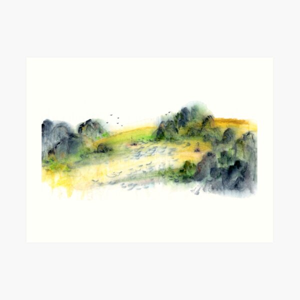Riding the Wind Art Print