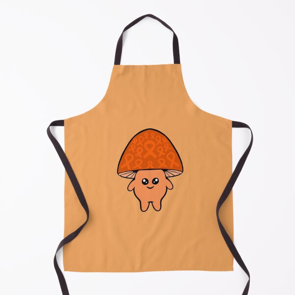 Item preview, Orange Awareness Ribbon Mushroom Man designed and sold by CaitlynConnor.