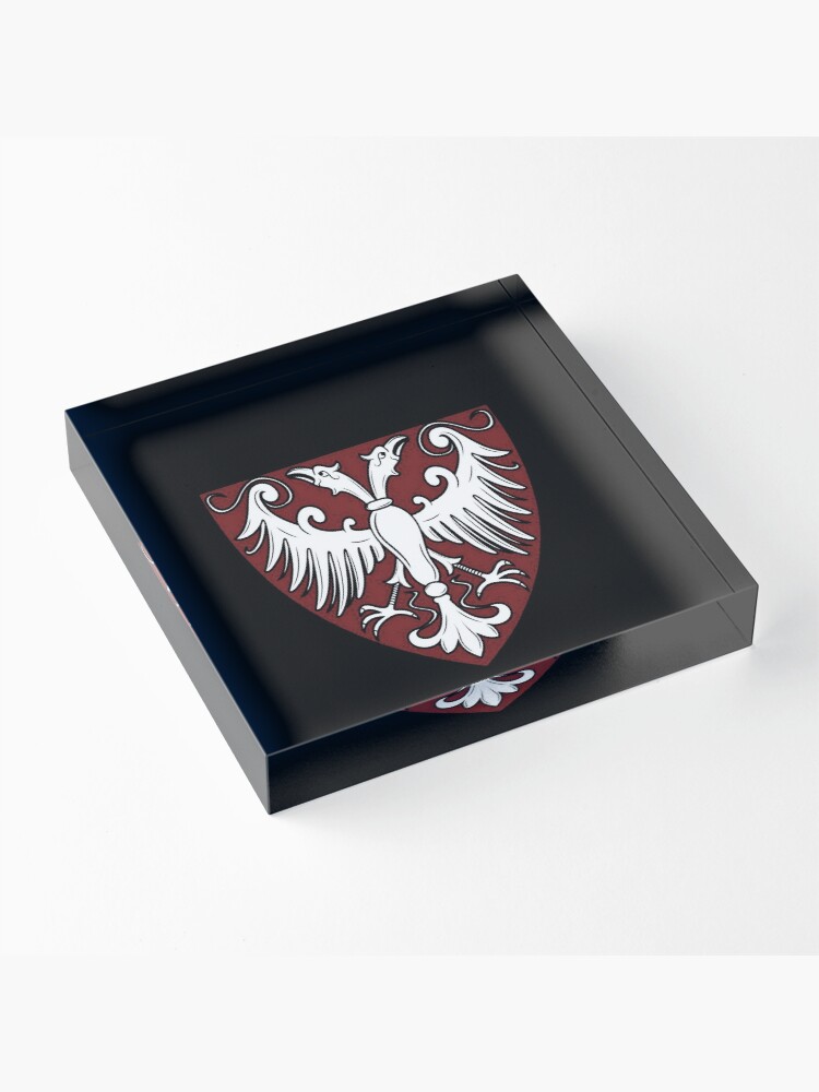Alternate view of Old Serbian coat of arms Acrylic Block
