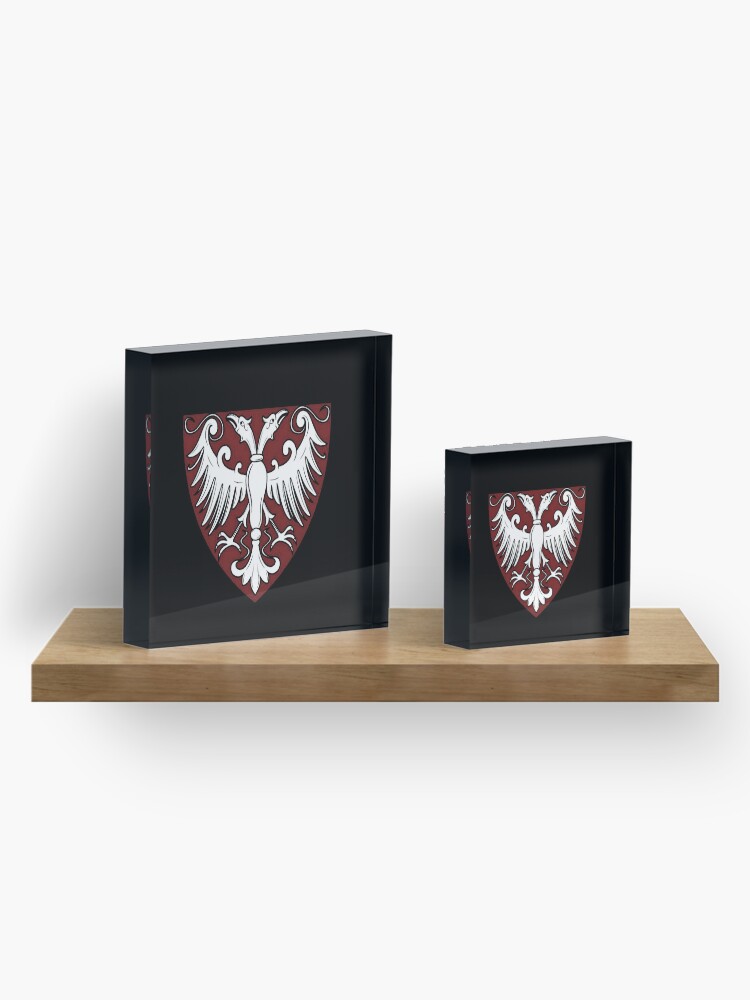 Alternate view of Old Serbian coat of arms Acrylic Block