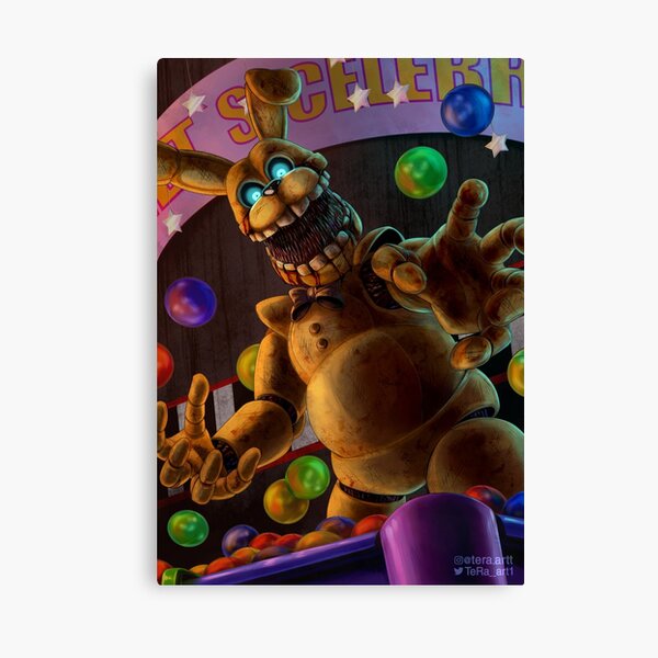 Aperçu de l'œuvre Dans la fosse Springbonnie Fnaf créée et vendue par teraMerchShop.