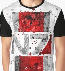 Mass Effect - N7 (Lite) Splatter Graphic T-Shirt