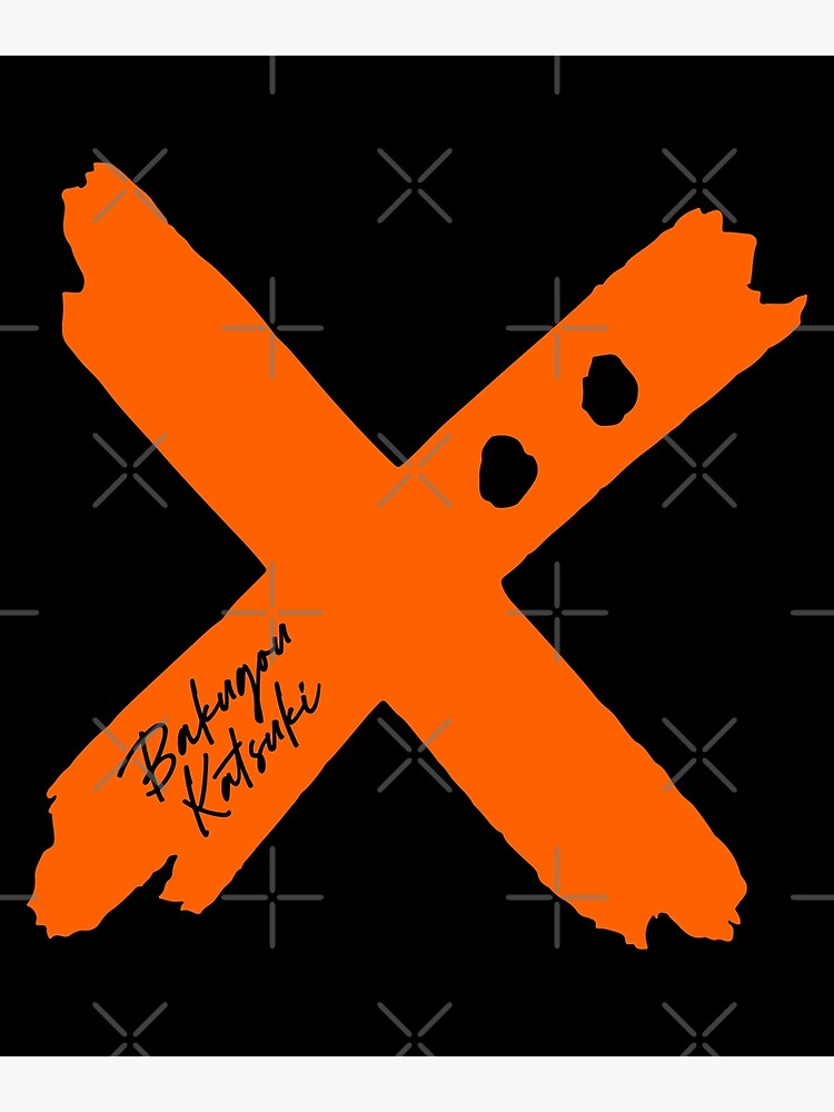 "Orange X logo" Poster for Sale by Redbubble