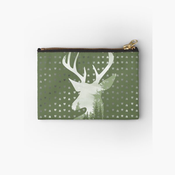 Item preview, Green Deer Abstract Footprints Landscape Design designed and sold by oursunnycdays.
