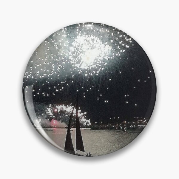 Item preview, A night of fireworks over the lake designed and sold by Merlinatia.