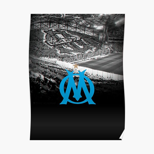 Illustration Olympique de Marseille Poster