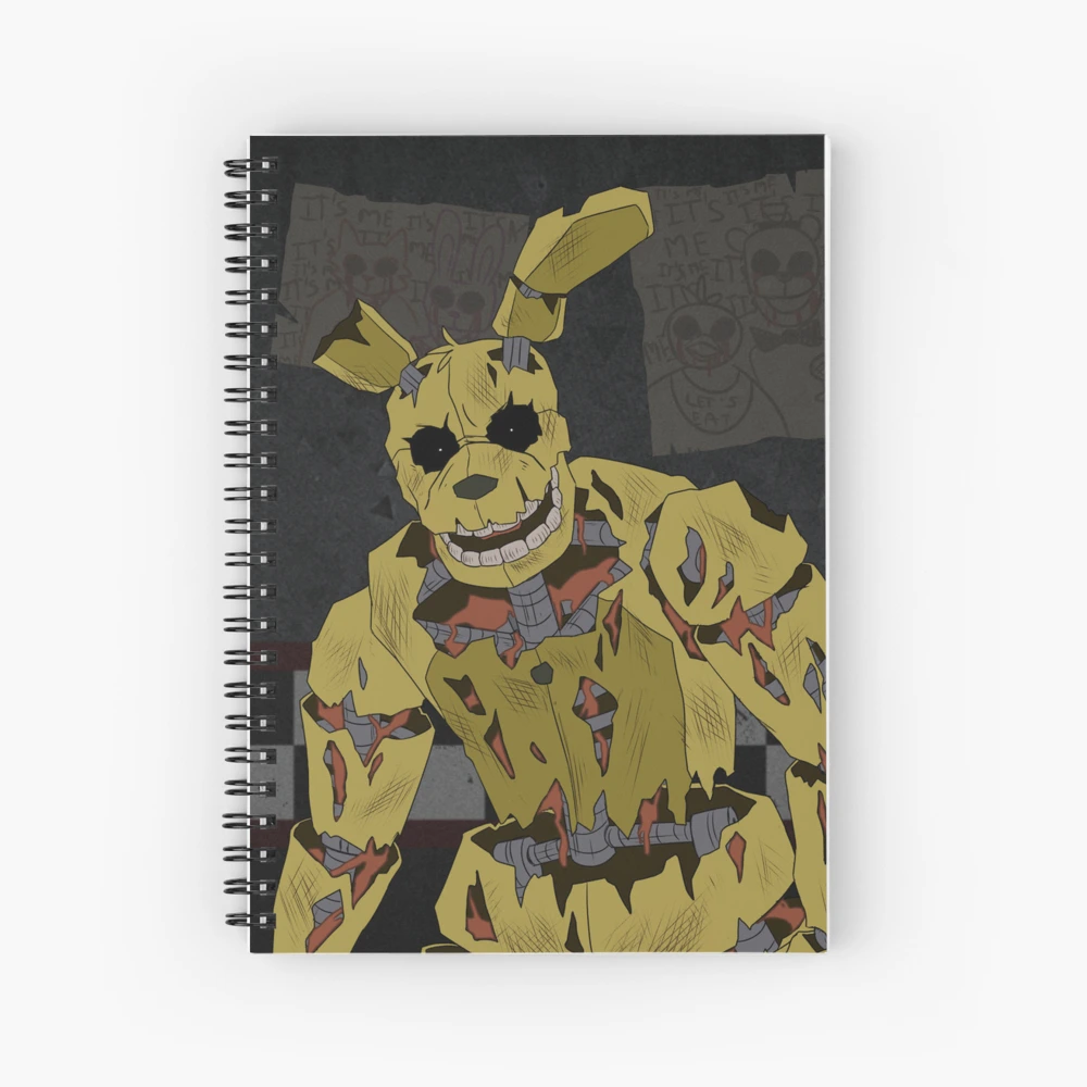 Withered foxy five nights at freddys 2 Spiral Notebook for Sale by  teraMerchShop