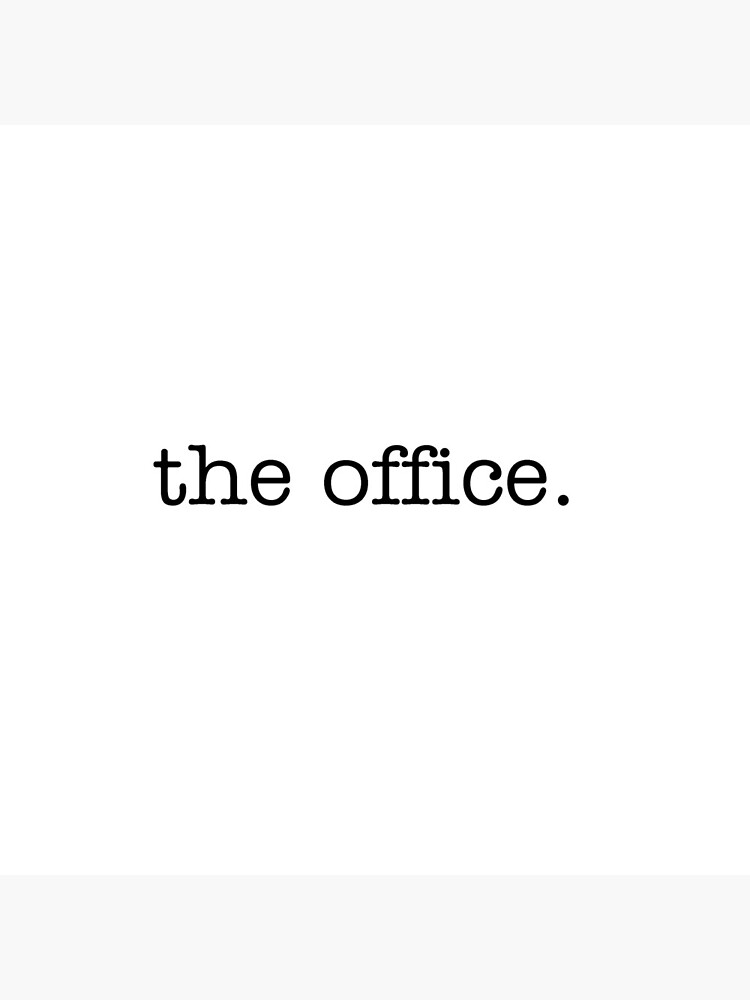 The Office Logo Art Print By Jpstack14 Redbubble