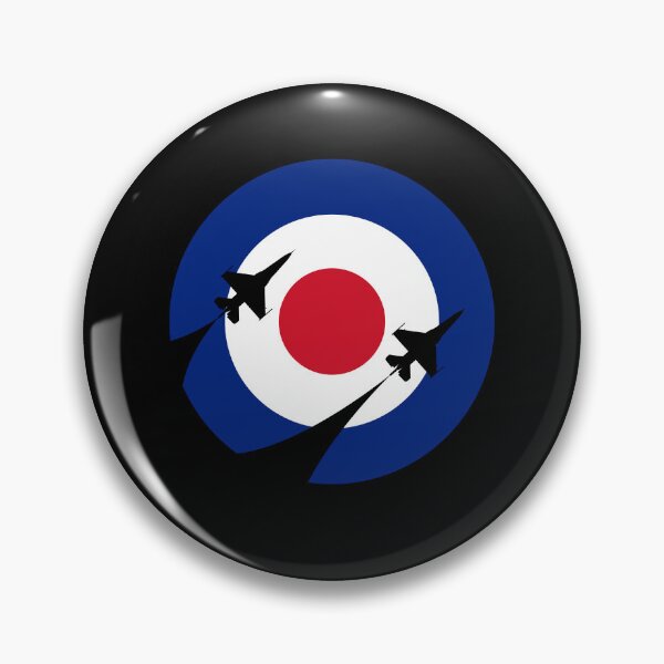 Item preview, United Kingdom Military Roundel with plane fly over, RAF, Royal Air Force. Military, veteran and pilot gift  designed and sold by VFRZone.