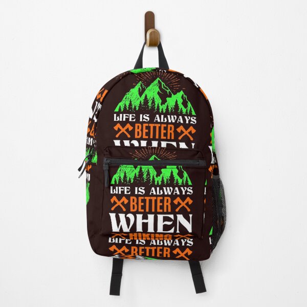Item preview, LIFE IS ALWAYS BETTER WHEN HIKING designed and sold by Cardio Boutique.