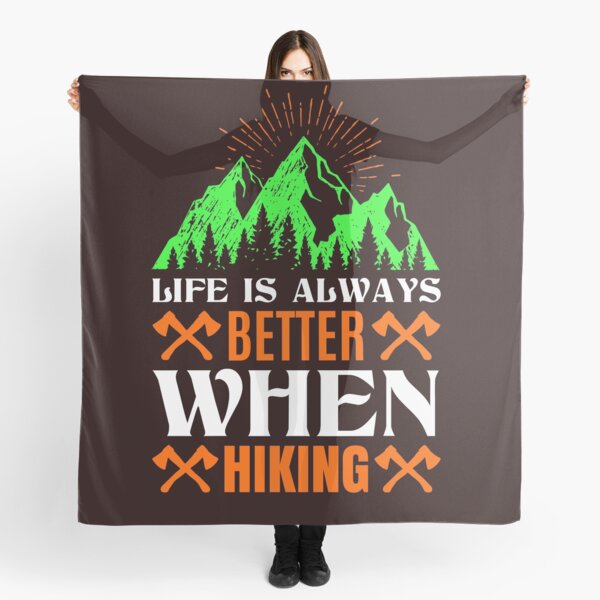 Item preview, LIFE IS ALWAYS BETTER WHEN HIKING designed and sold by Cardio Boutique.