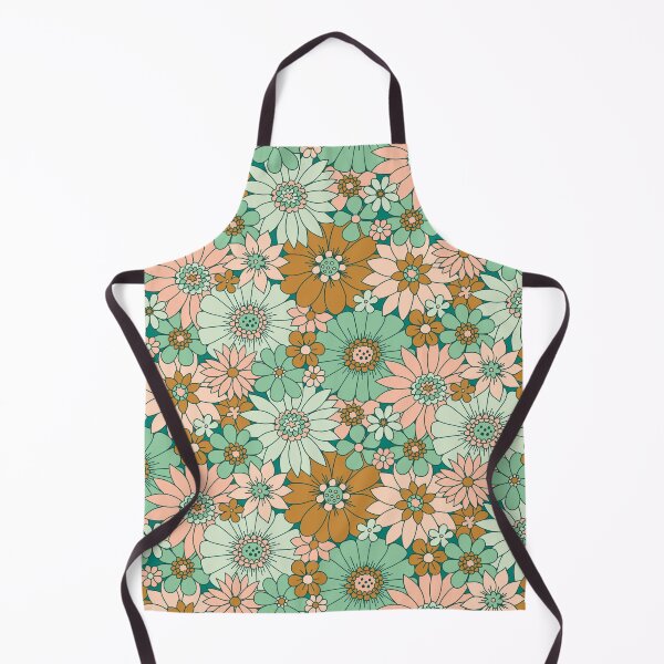 Item preview, Margaritas retro en tonos rubor y jade designed and sold by latheandquill.