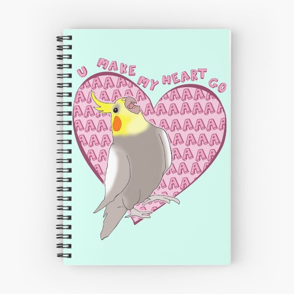 Item preview, you make my heart go AAAAAAAAA - cockatiel designed and sold by FandomizedRose.