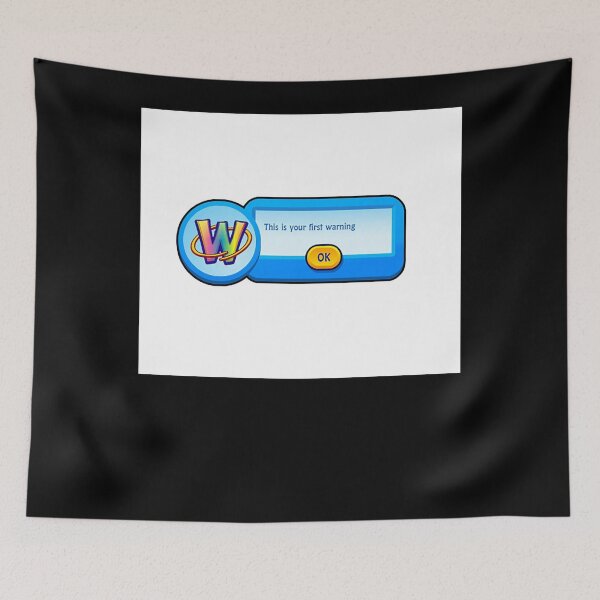 Item preview, Webkinz warning tapestry designed and sold by CAROLGREENE45.