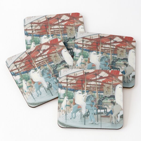 Item preview,  Ghost playing horse carousel designed and sold by Marco M Churchill.