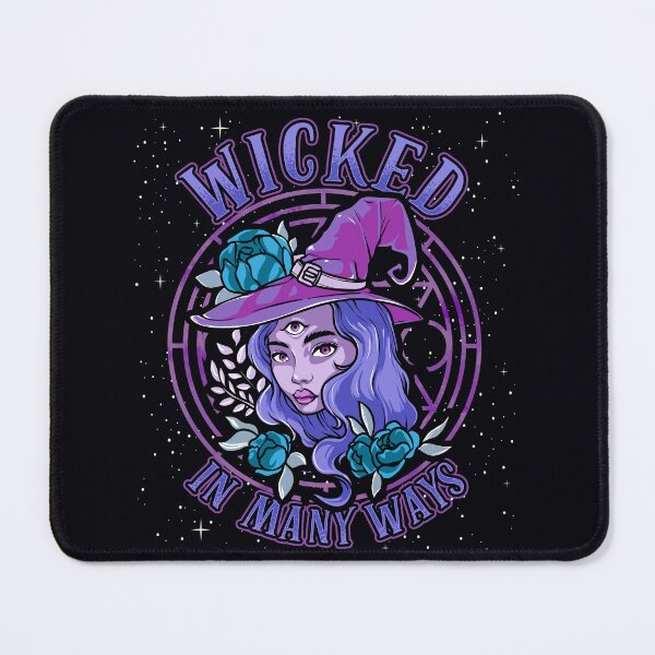 Item preview, Wicked In Many Ways Purple and Blue Witch designed and sold by madtoyman.