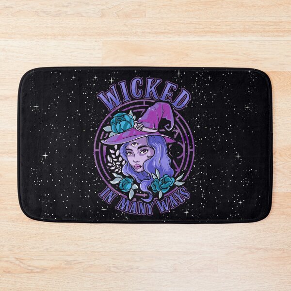 Item preview, Wicked In Many Ways Purple and Blue Witch designed and sold by madtoyman.