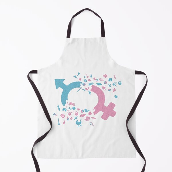 Item preview, Stereotypes Male Female Gender Symbols Pink Blue designed and sold by Ka92.