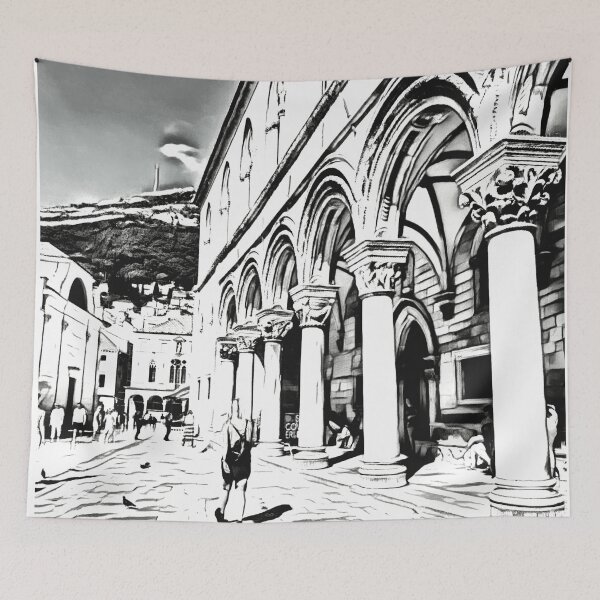 Item preview, Dubrovnik old town palace designed and sold by LittleCountess.