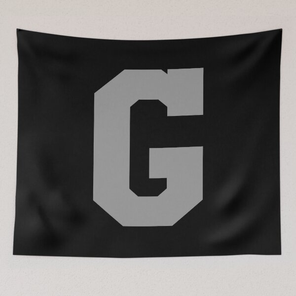 Item preview, Alphabet, Silver G, Sports letter G designed and sold by TheCultStuff.