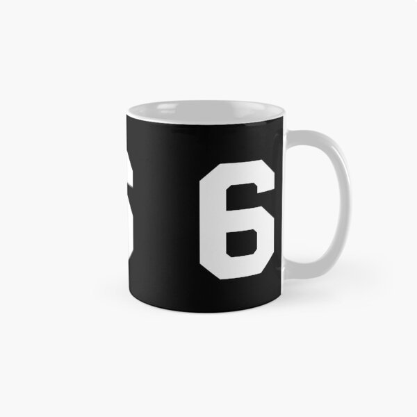 Item preview, Number 6, White six, Sports number 6 designed and sold by TheCultStuff.