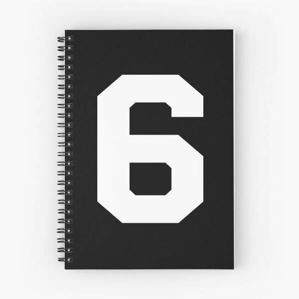 Item preview, Number 6, White six, Sports number 6 designed and sold by TheCultStuff.