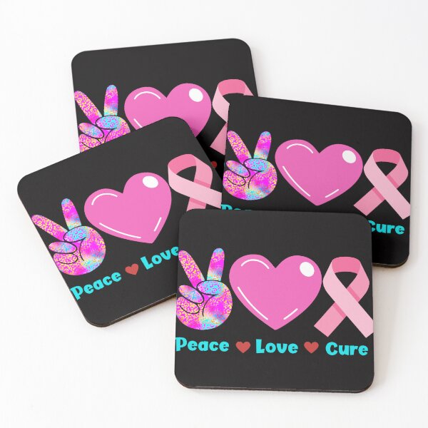 Item preview, Breast Cancer Awareness, In October We Wear Pink, Peace Love Cure designed and sold by desireedickens.