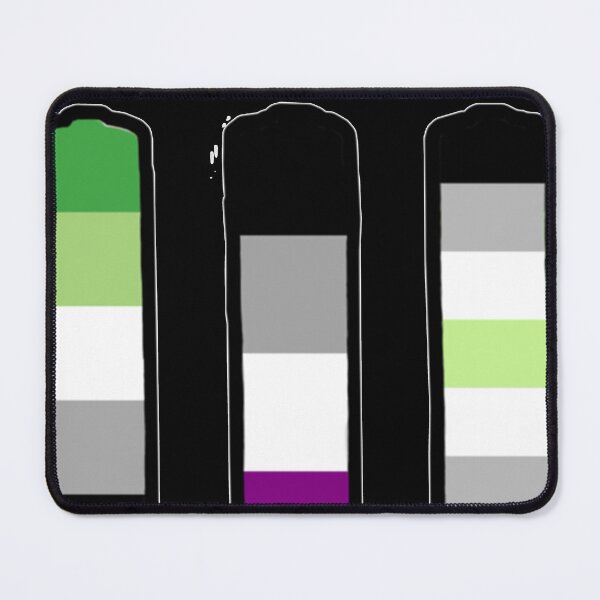 Item preview, AAA aromantic asexual agender batteries  designed and sold by JuanLazo5.