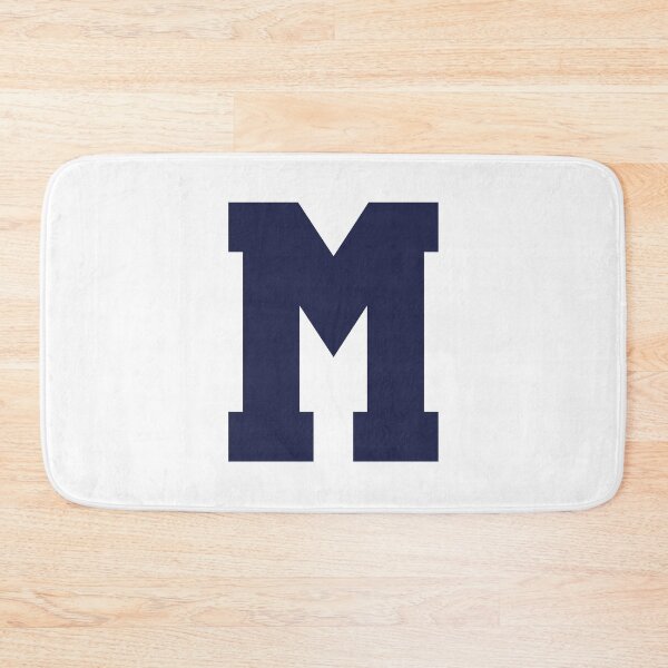 Item preview, Alphabet, Marine Blue M, Sports letter M designed and sold by TheCultStuff.