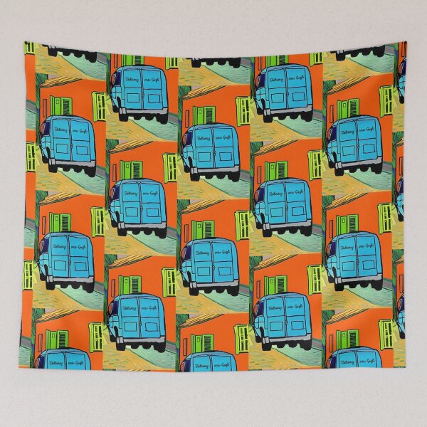 Item preview, Delivery Van Gogh (Van Gogh delivery van) designed and sold by SolidEarthArt.