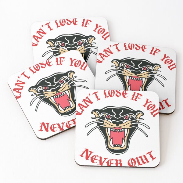 Item preview, Vintage Panther can't lose if you never quit motivation  designed and sold by Mansn.