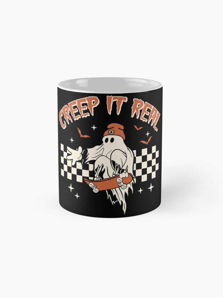 Halloween Coffee Mug: Creep it Real  Distressed Retro Aesthetic Gift –  Opal and June