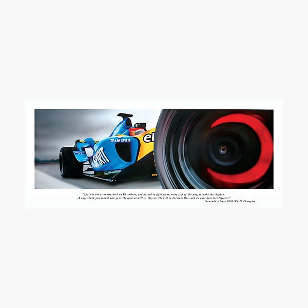 Fernando Alonso Photographic Print