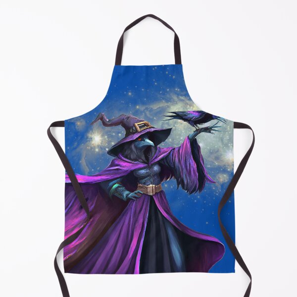 Item preview, Witch Raven casting a magical spell designed and sold by FlippinTurtles.