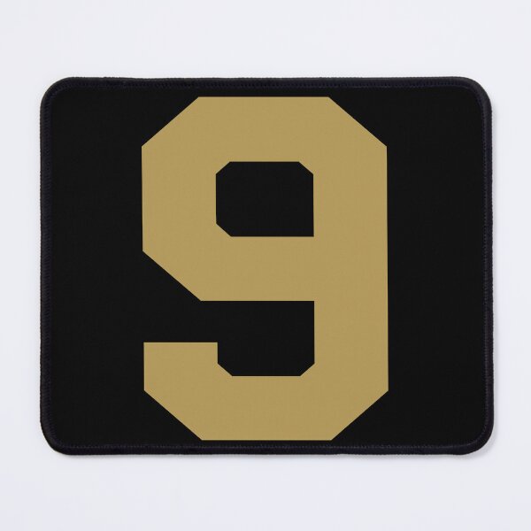 Item preview, Number 9, Gold nine, Sports number 9 designed and sold by TheCultStuff.